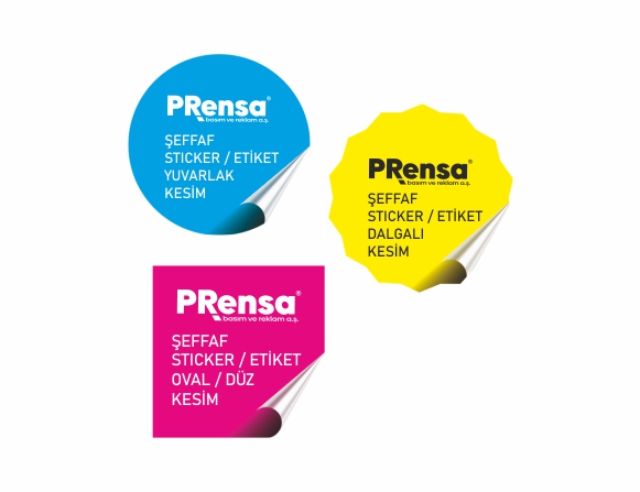 Şeffaf Etiket Dalgalı Kesim-333